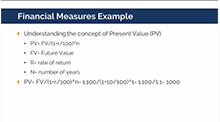 Financial Measures Example